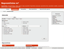 Tablet Screenshot of nepremicnine-m2.com
